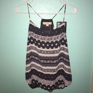 NWOT Patterned Tank Top